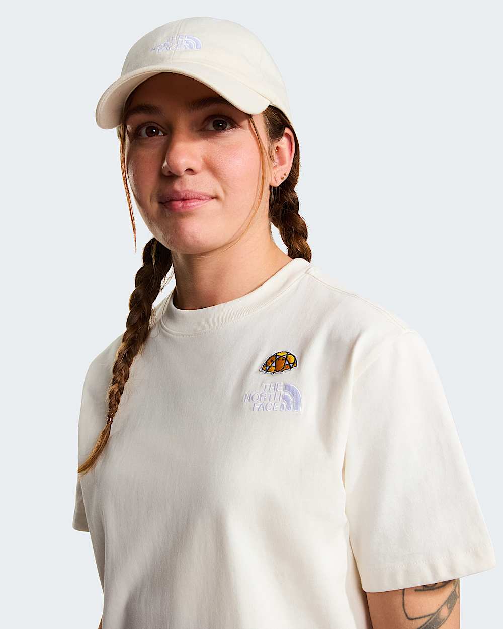 60e Jubileum Patch Relaxed TShirt voor dames TNF alt8