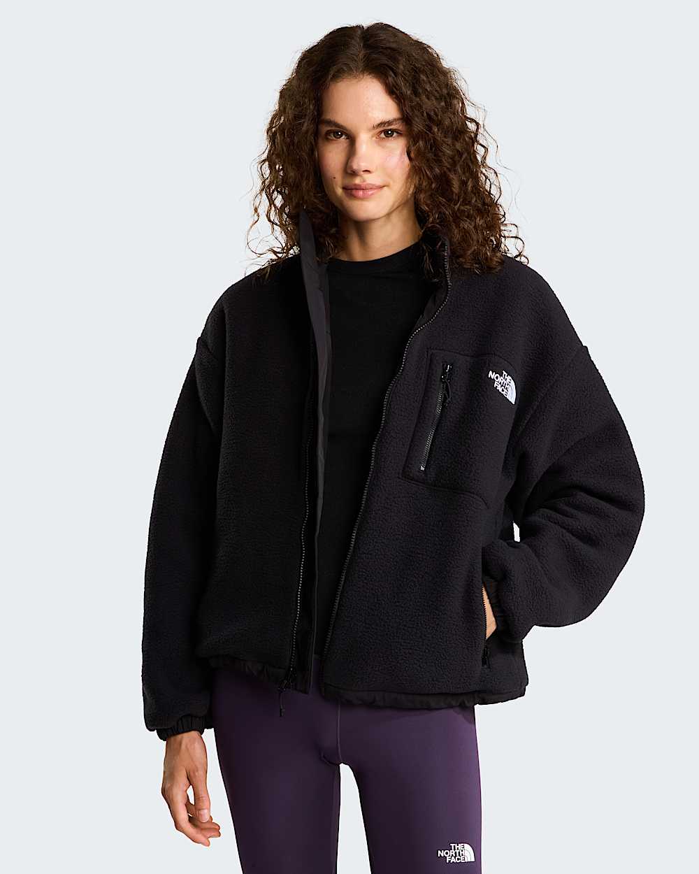 Dame Yumiori Vendbar Fleecejakke TNF alt5