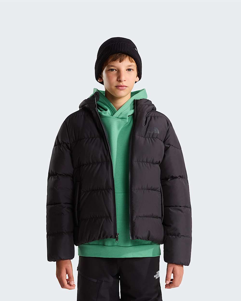 Chaqueta con capucha Frost Fall para jvenes TNF alt4