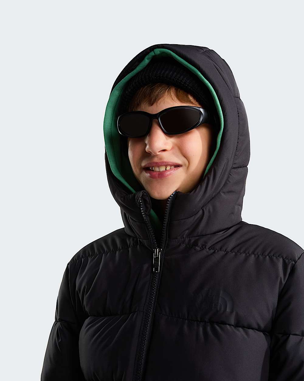Chaqueta con capucha Frost Fall para jvenes TNF alt5