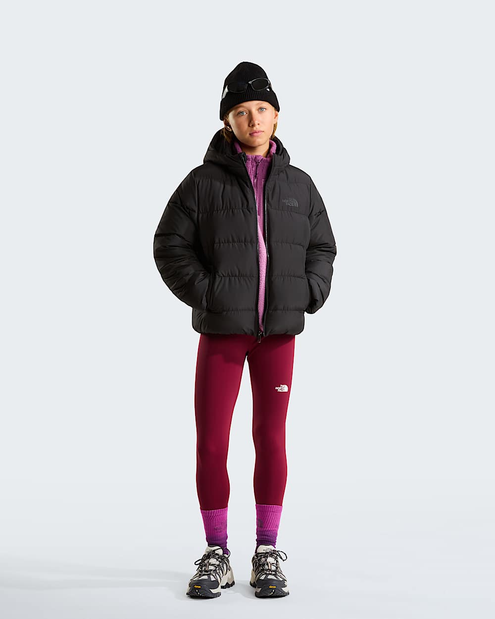Chaqueta con capucha Frost Fall para jvenes TNF alt12