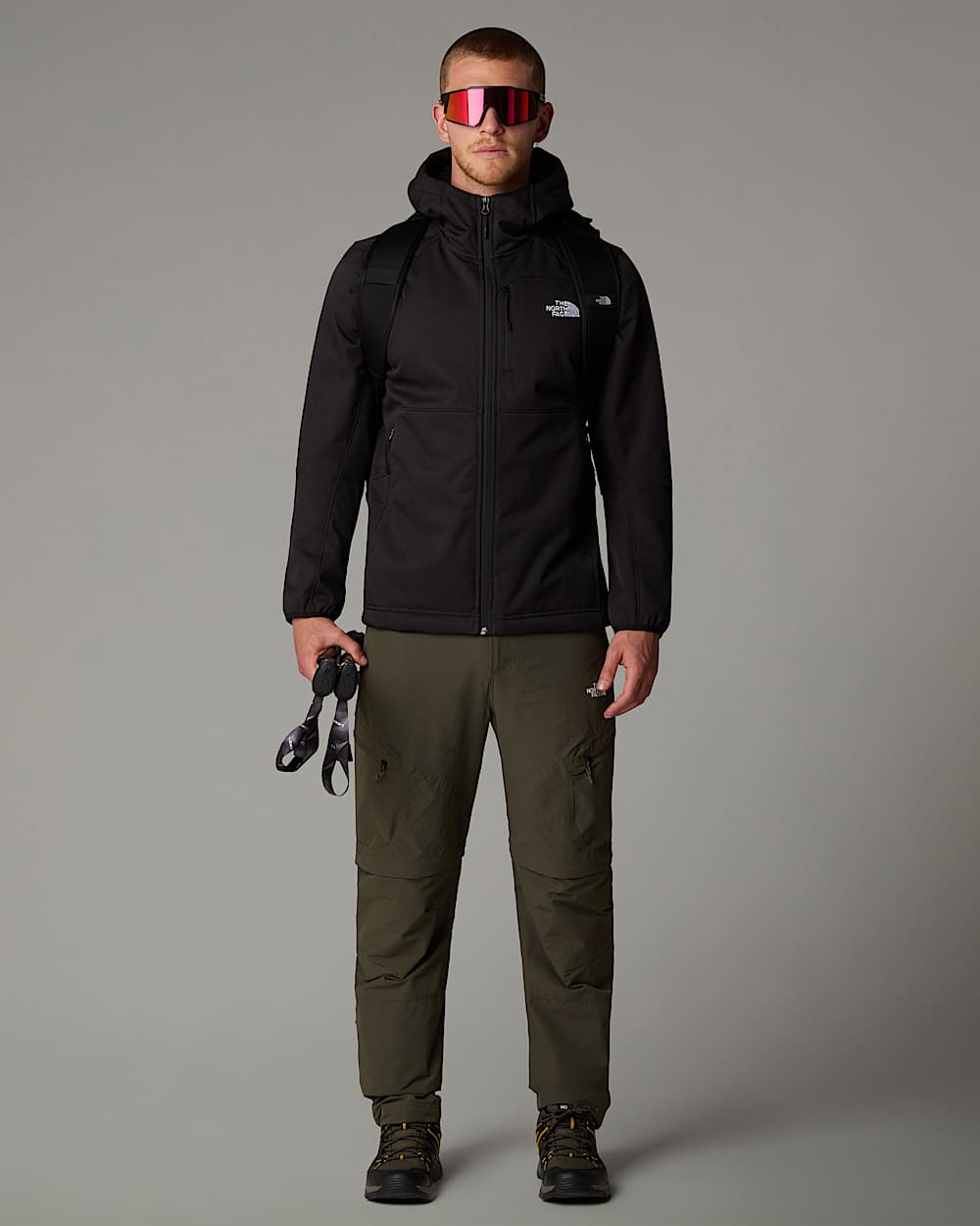 Veste  capuche Quest en softshell pour homme TNF alt8