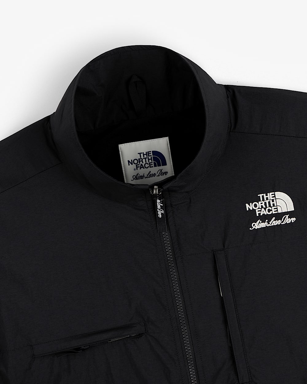 TNF X Aim Leon Dore Nylon Denali Jacke TNF alt1