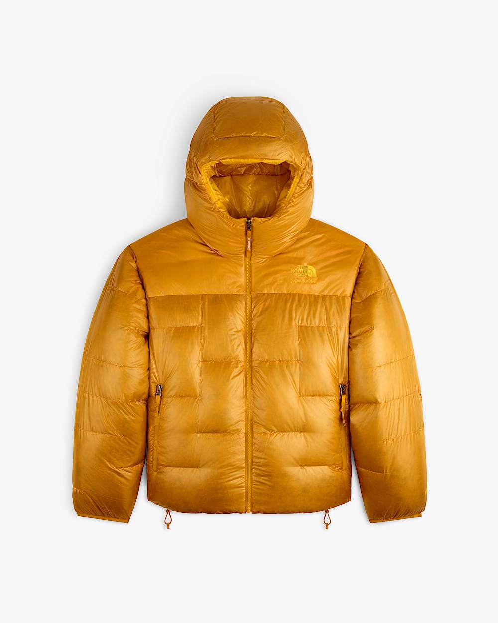 TNF X Aim Leon Dore Pertex 026 Nuptse jakke med htte TNF hero