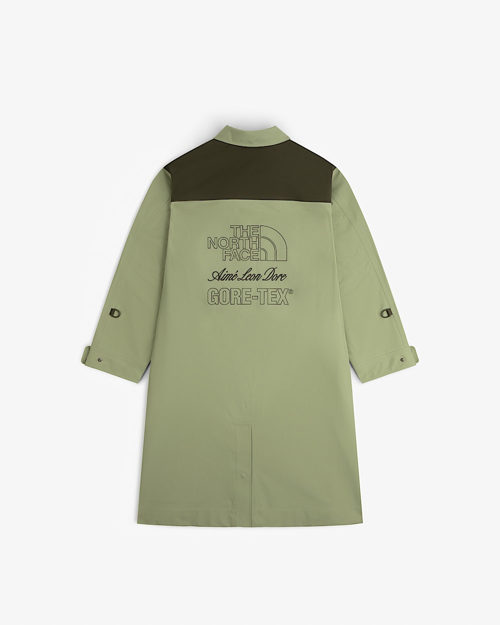 TNF X Aim Leon Dore GORETEX trenchcoat TNF alt1