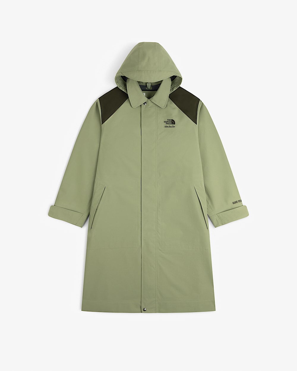 TNF X Aim Leon Dore GORETEX trenchcoat TNF hero
