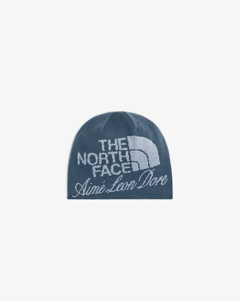 TNF X Aim Leon Dore JacquardBeanie TNF hero