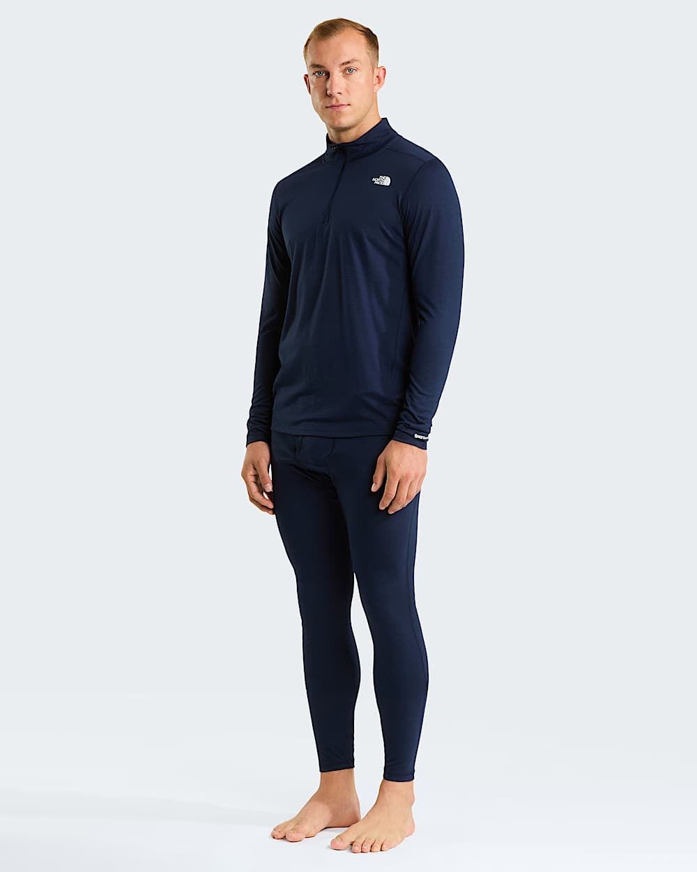 Camisola de manga comprida com fecho de correr de 14 TNF x Smartwool Merino para homem TNF alt1