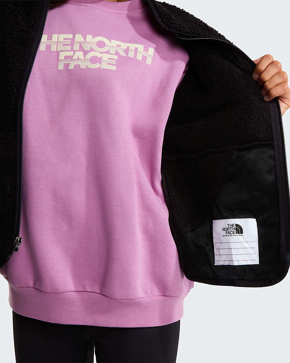 Veste en polaire Cabin pour fille TNF alt7
