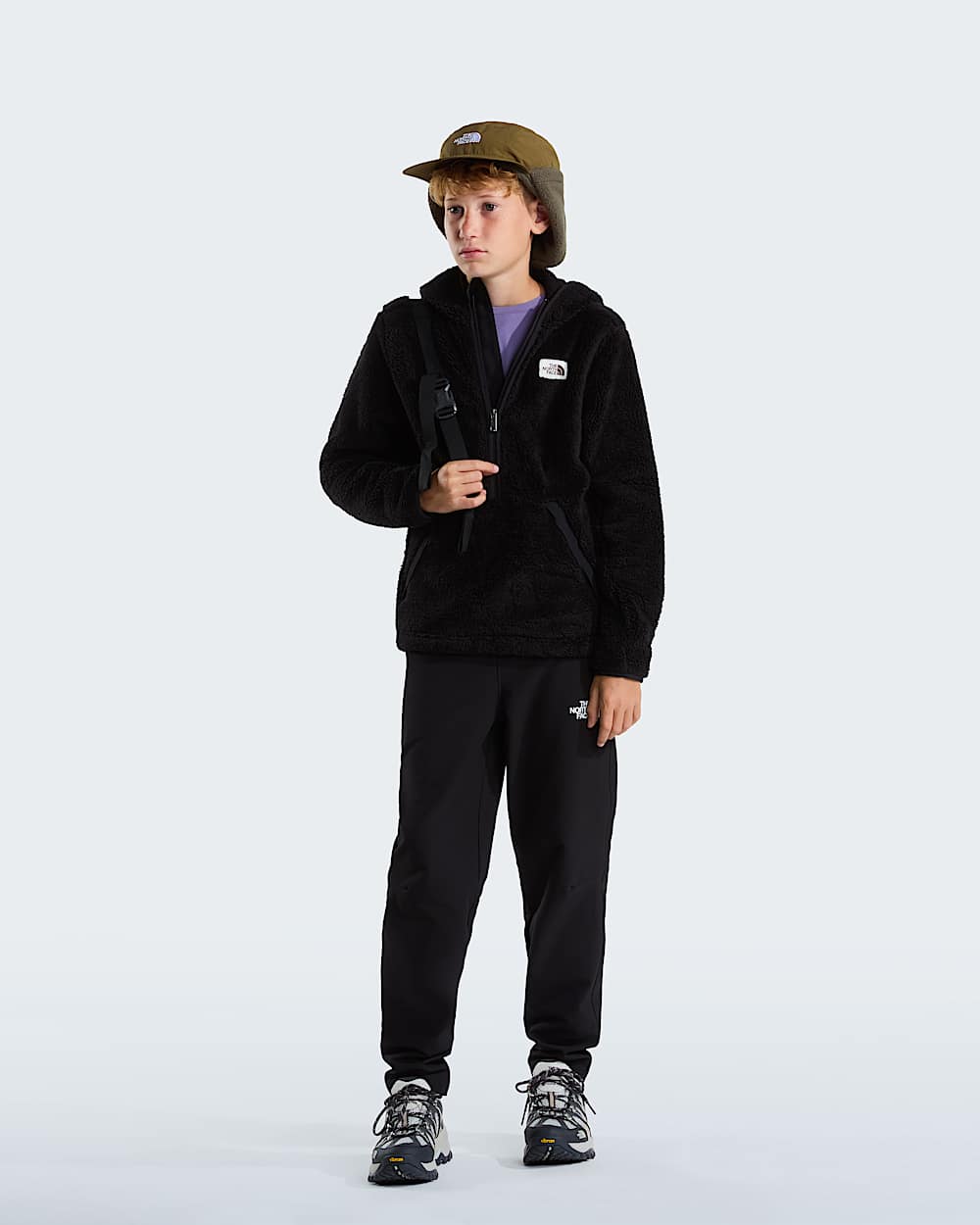 Forro polar con capucha Cabin para nio TNF alt1