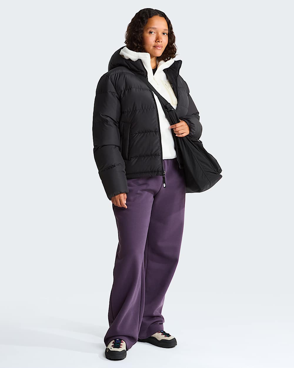 Bunda s kapuc Frost Fall pro dmy TNF alt1