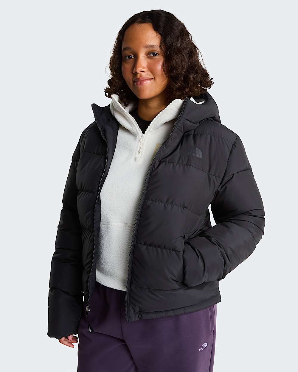 Bunda s kapuc Frost Fall pro dmy TNF alt4