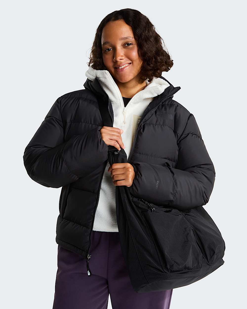 Bunda s kapuc Frost Fall pro dmy TNF alt10