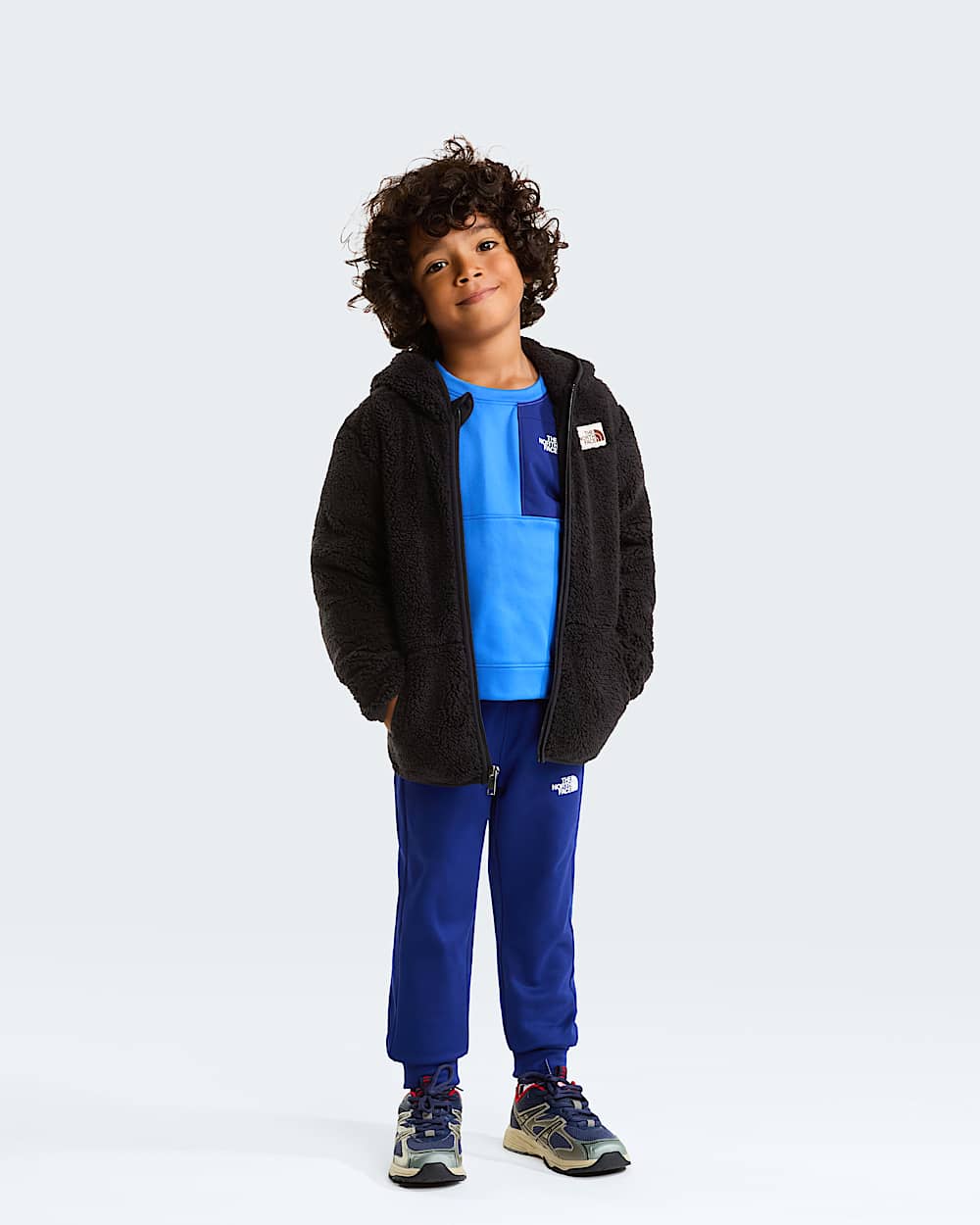 Polar com capuz Cabin para criana TNF alt1