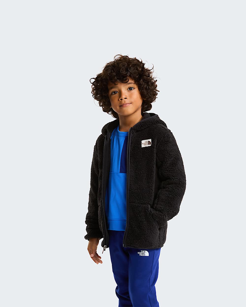 Polar com capuz Cabin para criana TNF alt4