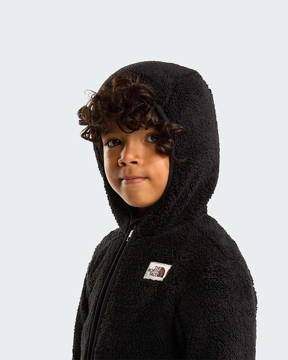 Polar com capuz Cabin para criana TNF alt5