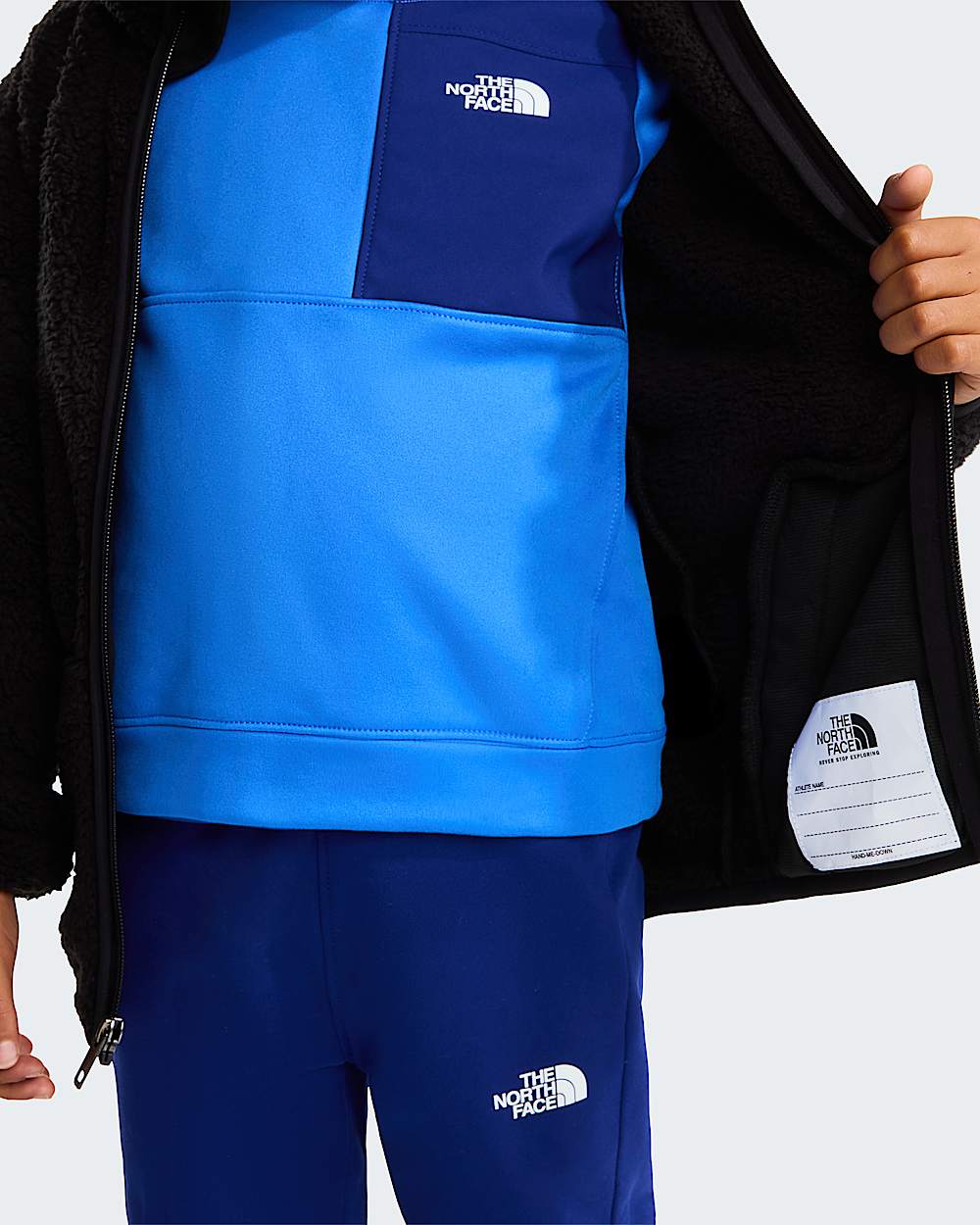 Polar com capuz Cabin para criana TNF alt8
