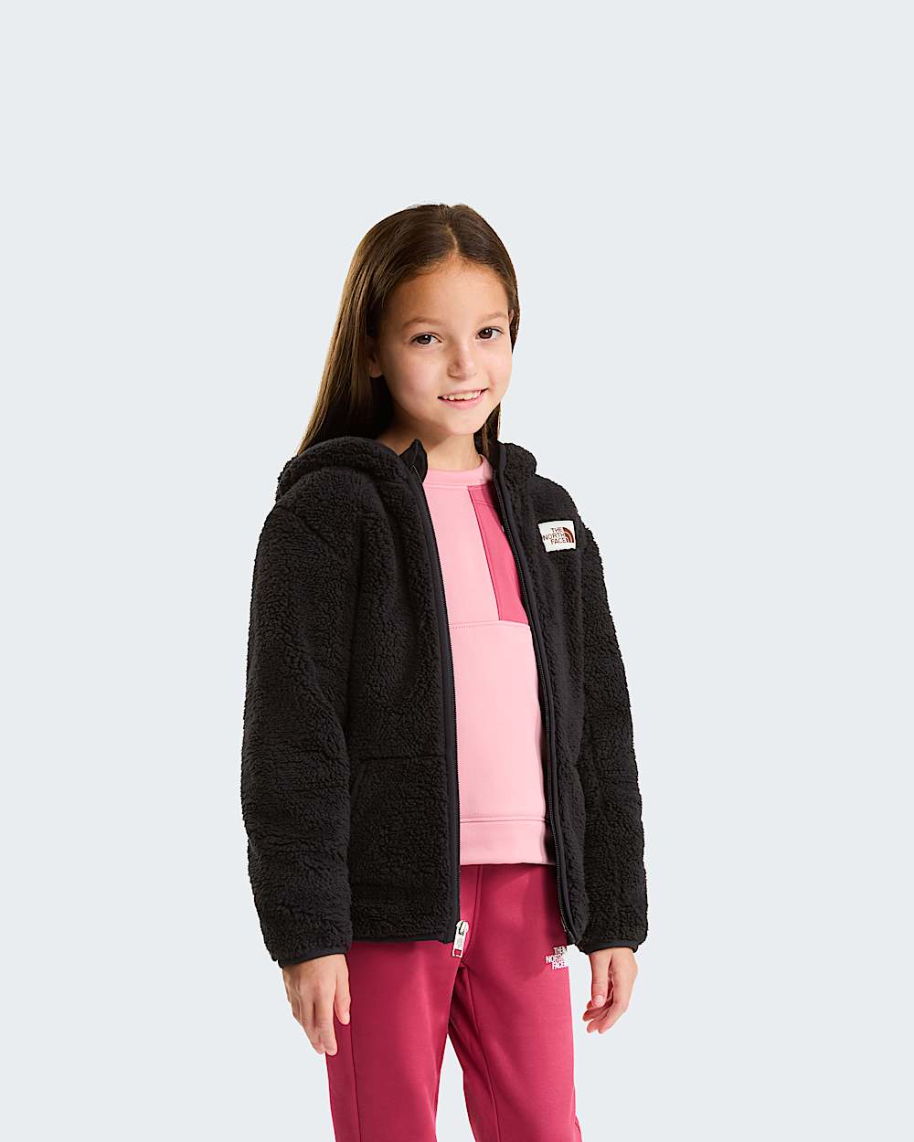 Polar com capuz Cabin para criana TNF alt16