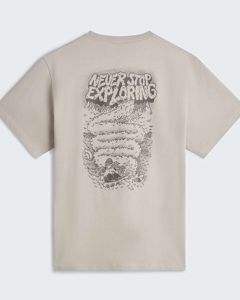 Never Stop Carving Relaxed TShirt Herren TNF alt31