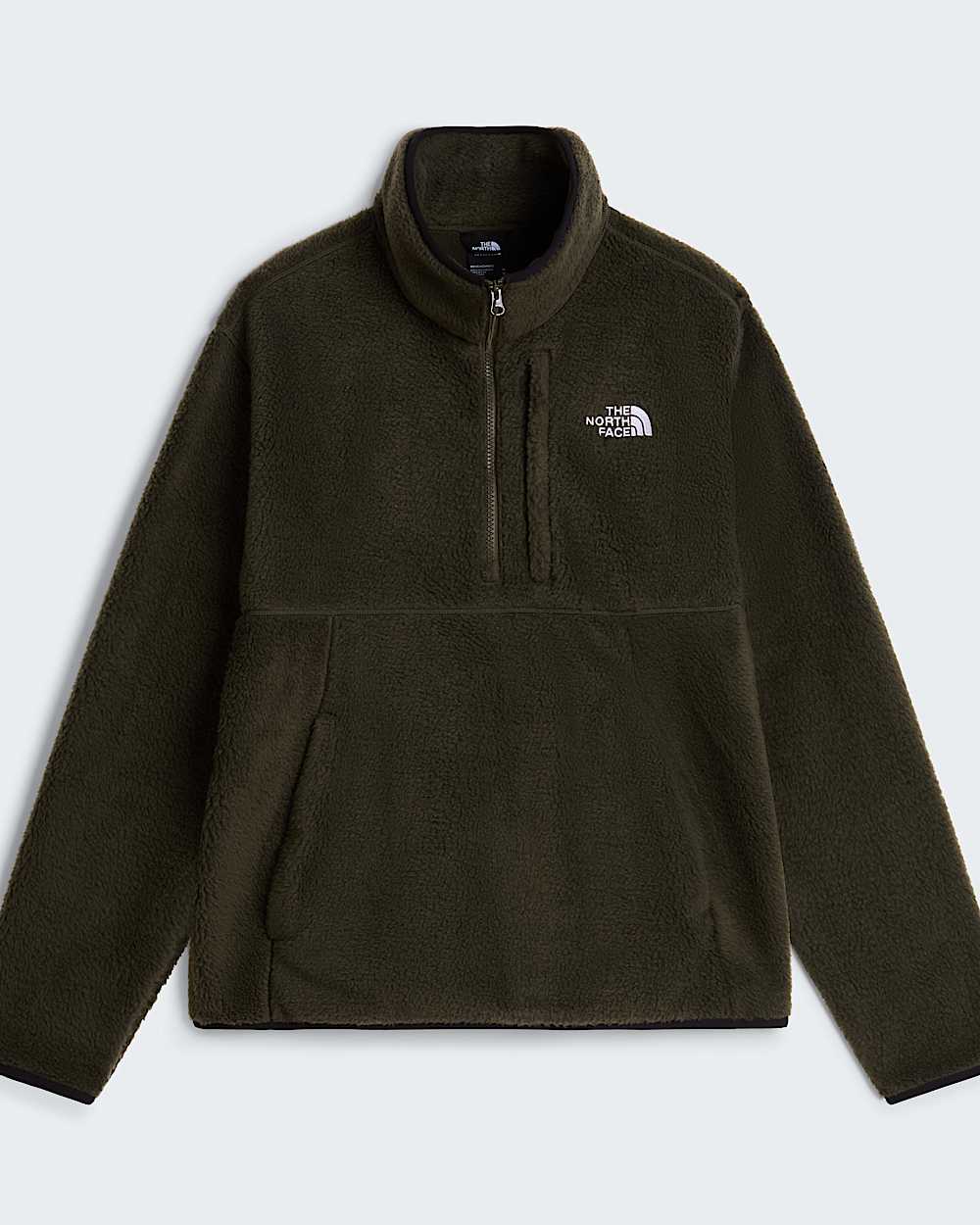Forro polar de pelo largo con media cremallera Koian para hombre TNF hero