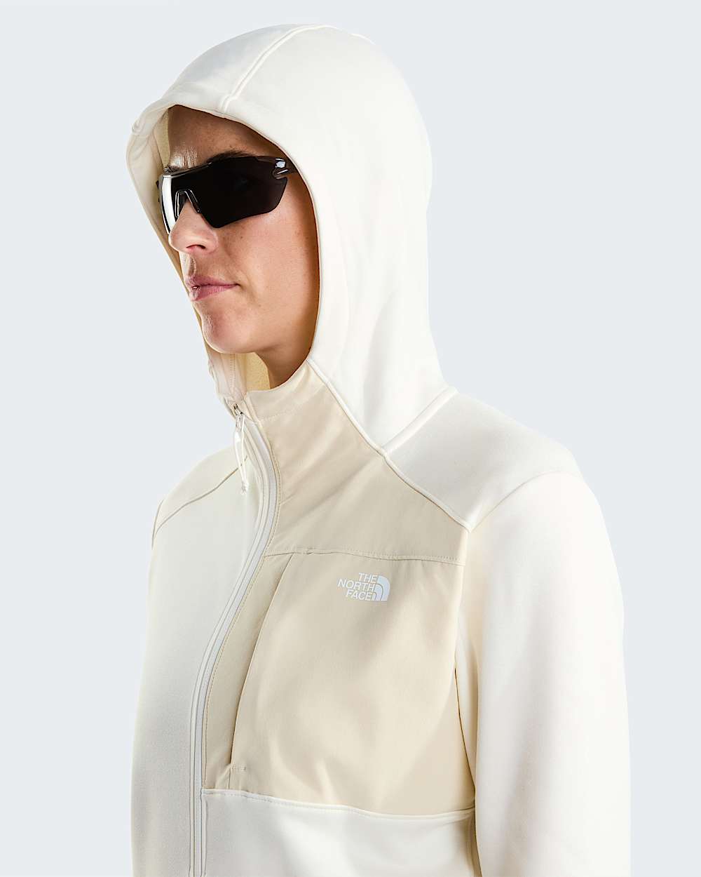Casaco polar com Capuz TNF Performance para mulher TNF alt5