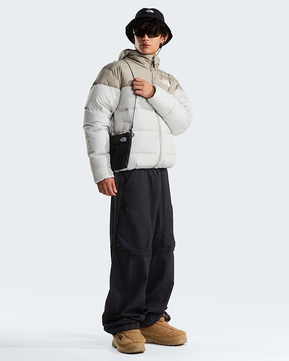 Nuptse Traction Chukka Fleece Boots TNF alt3