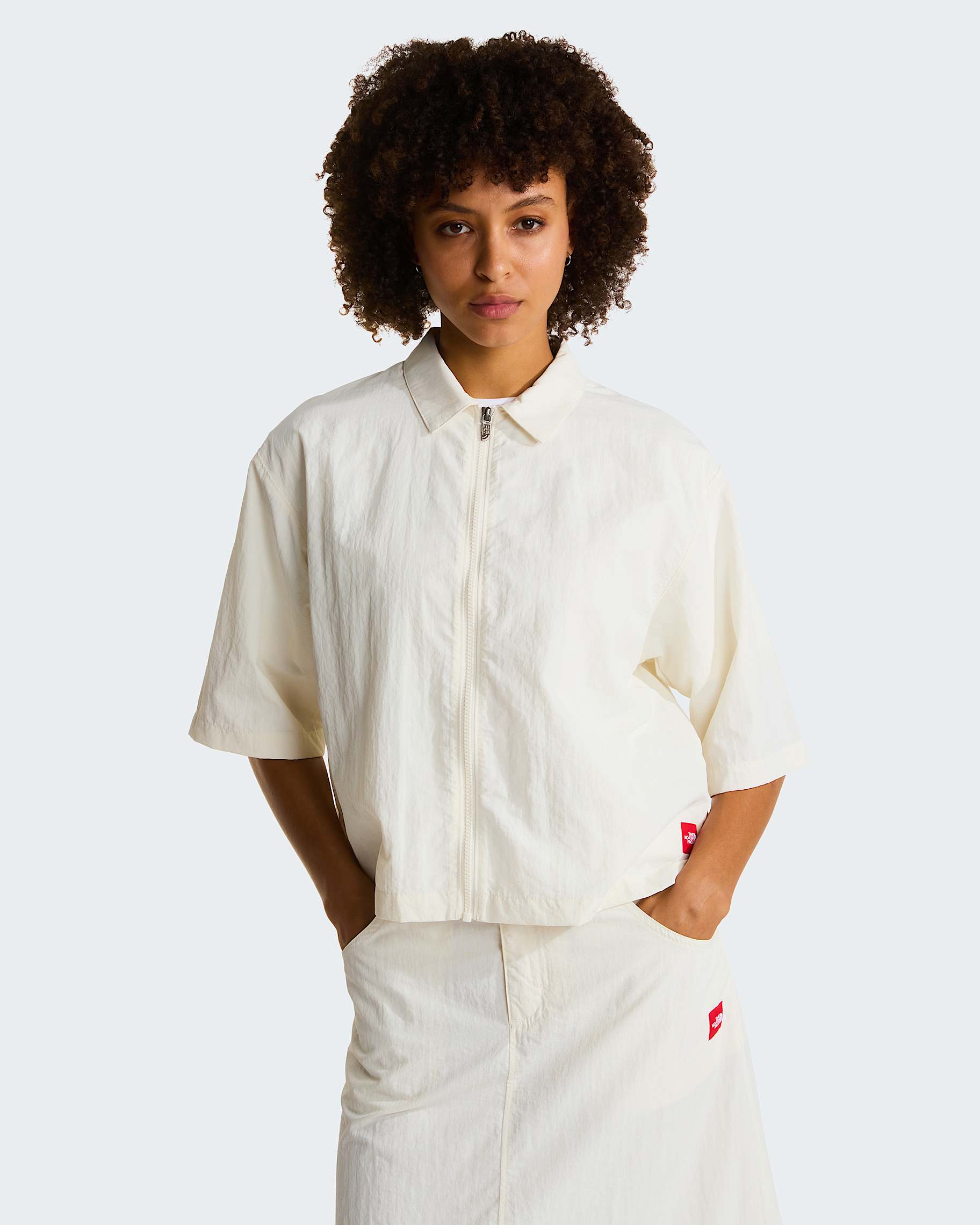 Women's Red Box Nylon Shirt