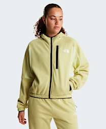 Pile Mountain Athletics con cappuccio e cerniera integrale da donna