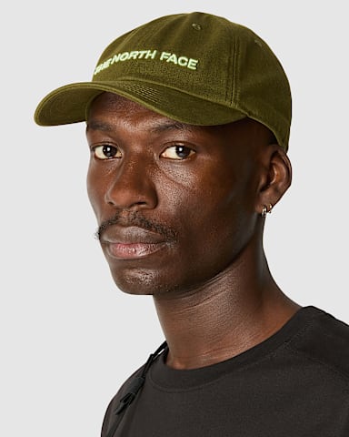 Roomy Norm Cap TNF Forest OliveMisty SageHorizontal Logo ALT1