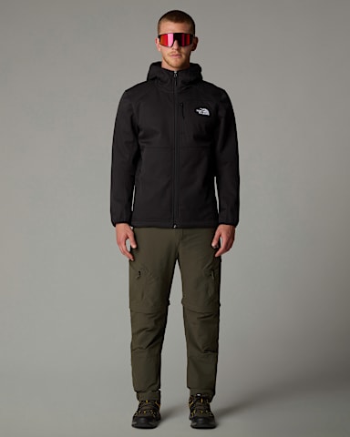 Mens Quest Hooded Softshell Jacket TNF TNF BlackNPF ALT1