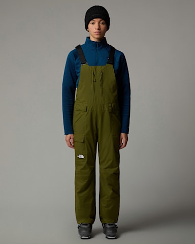 Womens Freedom Bib Trousers TNF Forest Olive HERO