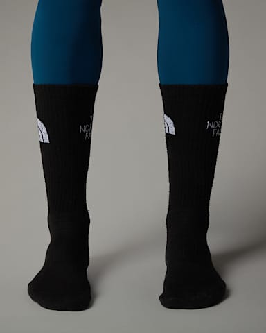 Multi Sport Cushion Crew Socks TNF Black Assorted ALT1