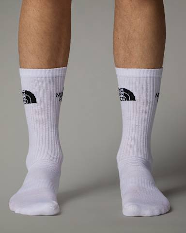 Multi Sport Cushion Crew Socks TNF TNF White ALT1