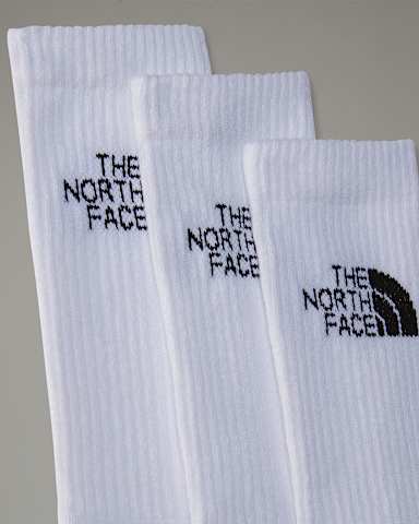 Multi Sport Cushion Crew Socks TNF TNF White ALT2