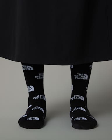 Everyday Crew Logo Socks TNF TNF BlackTNF White ALT1