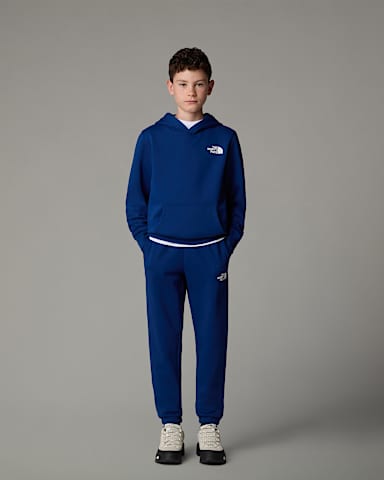 Simple Domehoodie voor tieners TNF Estate Blue ALT1
