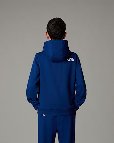 Simple Domehoodie voor tieners TNF Estate Blue ALT2