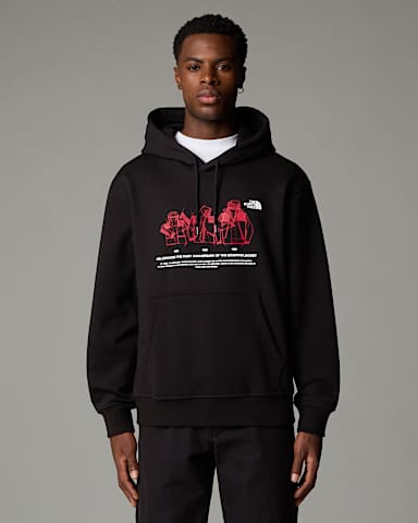 Mountain Jacket Anniversary relaxed hoodie TNF TNF Black ALT2