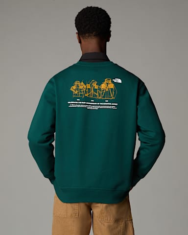 Mountain Jacket Anniversary Relaxed Sweatshirt TNF Deep Nori ALT2