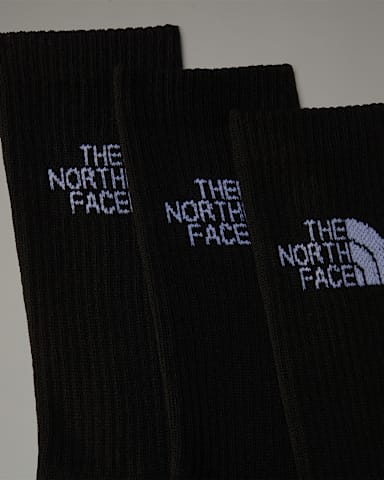 Multi Sport Cushion Crew Socks TNF TNF Black ALT2