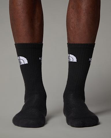 Multi Sport Cushion Crew Socks TNF TNF Black ALT1
