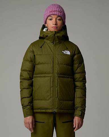 Womens First Turn Down Jacket TNF Forest Olive ALT2