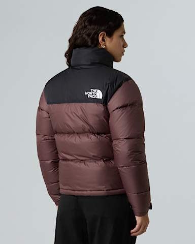 Womens 1996 Retro Nuptse Jacket TNF Tawny QuartzTNF Black ALT2