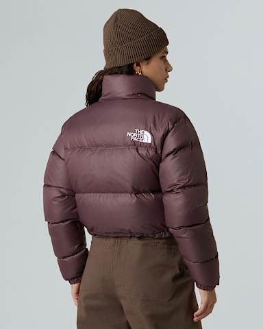 Veste courte Nuptse pour femme TNF Tawny Quartz ALT2