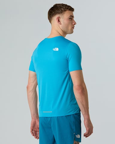 Tshirt de course Summit High Trail Run pour homme TNF Meridian Blue ALT2