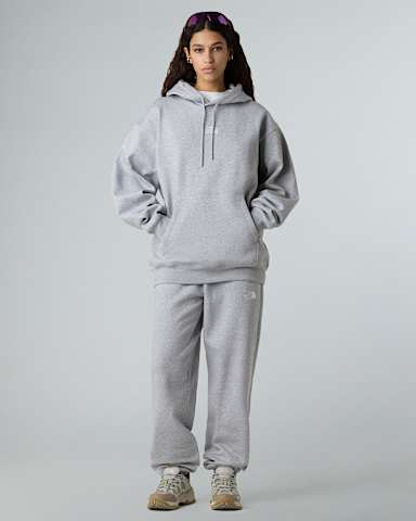 Essentialhoodie voor dames TNF TNF Light Grey Heather ALT1