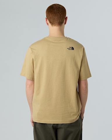 Mens Mountain Logo Relaxed Pocket TShirt TNF Khaki Stone ALT2