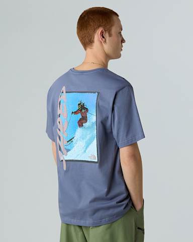 Tshirt dcontract NSE Slopes unisexe TNF Twilight Galaxy ALT2