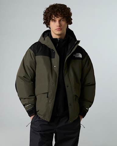 Mens Mountain Down Jacket TNF New Taupe GreenTNF Black ALT3