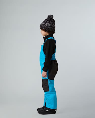 Kids Freedom Insulated Bib Trousers TNF Meridian Blue ALT2